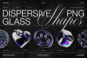Chromatic Glass 3D Shapes Pack, an Object Graphic by Samolevsky (Thumbnail 13 of 30)