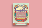 Modern Geometrics Summer Music Fest, a Flyer Template by megarez (Thumbnail 1 of 3)