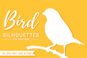 Bird Silhouettes for Crafters, an Object Graphic by Brandi Lea Designs (Thumbnail 1 of 2)