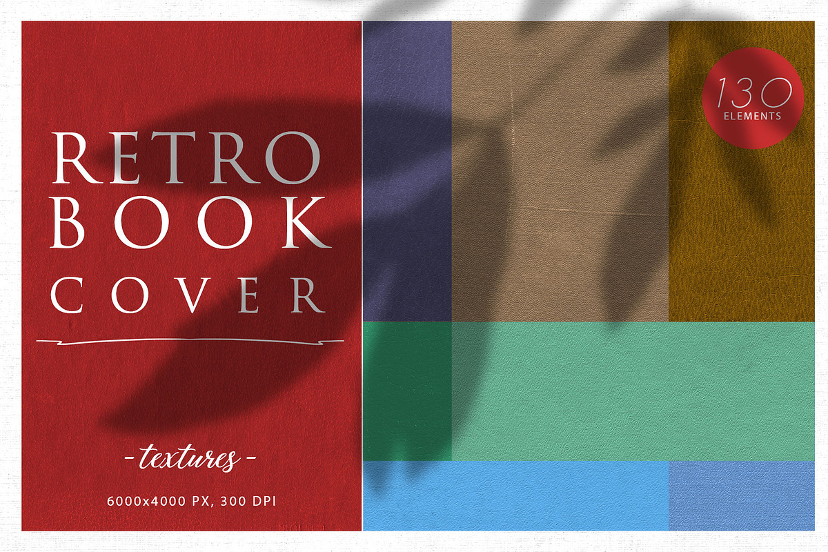 130 Retro Book Covers, a Texture Graphic by ArtistMef (Photo 1 of 10)