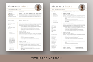 Modern Resume & Cover Letter - Word