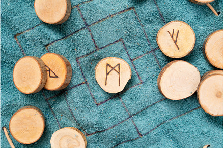 Handmade runes for fortunetelling, an Architecture Photo by Neirfy