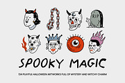 Spooky Magic: 134 Halloween Art, an Object Illustration by Veyla (Thumbnail 1 of 17)