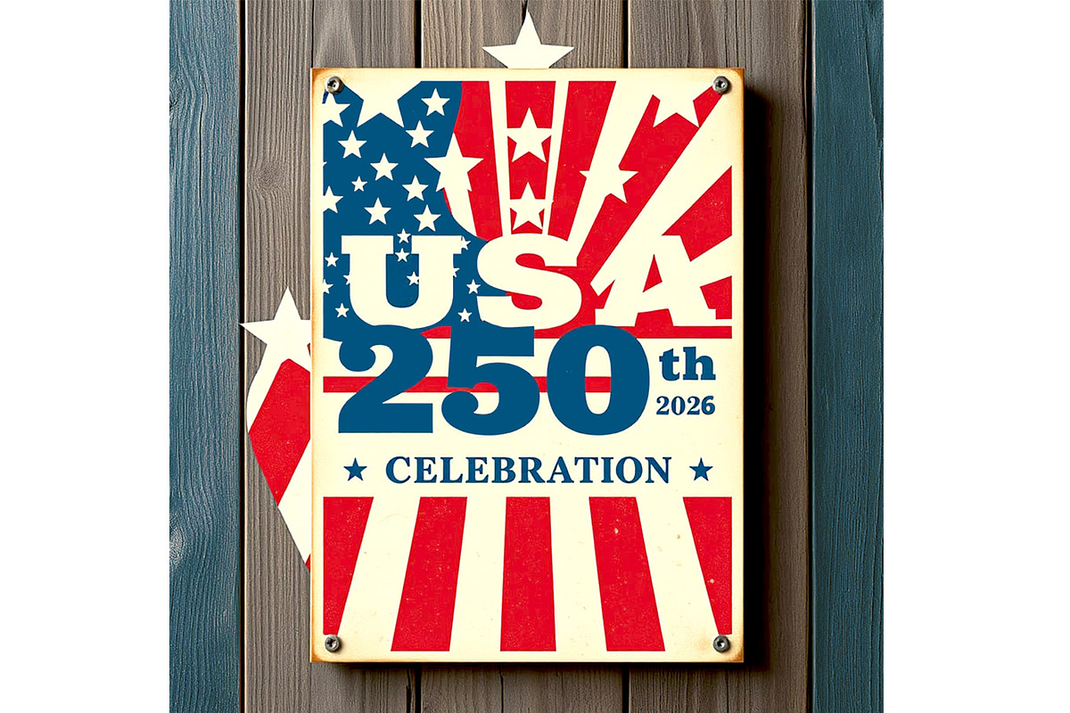 USA 250th Celebration Poster, a Decorative Illustration by Sharon Schwalbe (Photo 4 of 5)