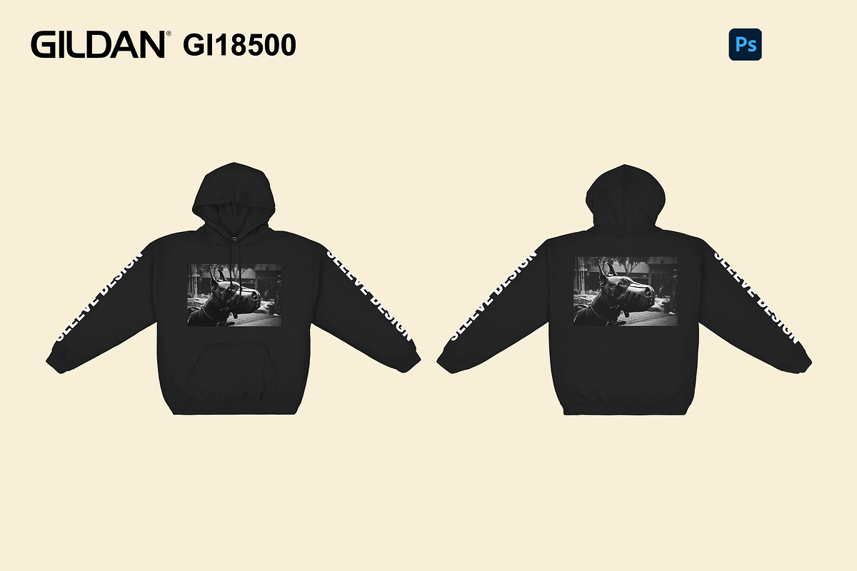 Hoodie Mockup Gildan GI18500, a Hoody Mockup by Infinity Mockups (Photo 1 of 6)