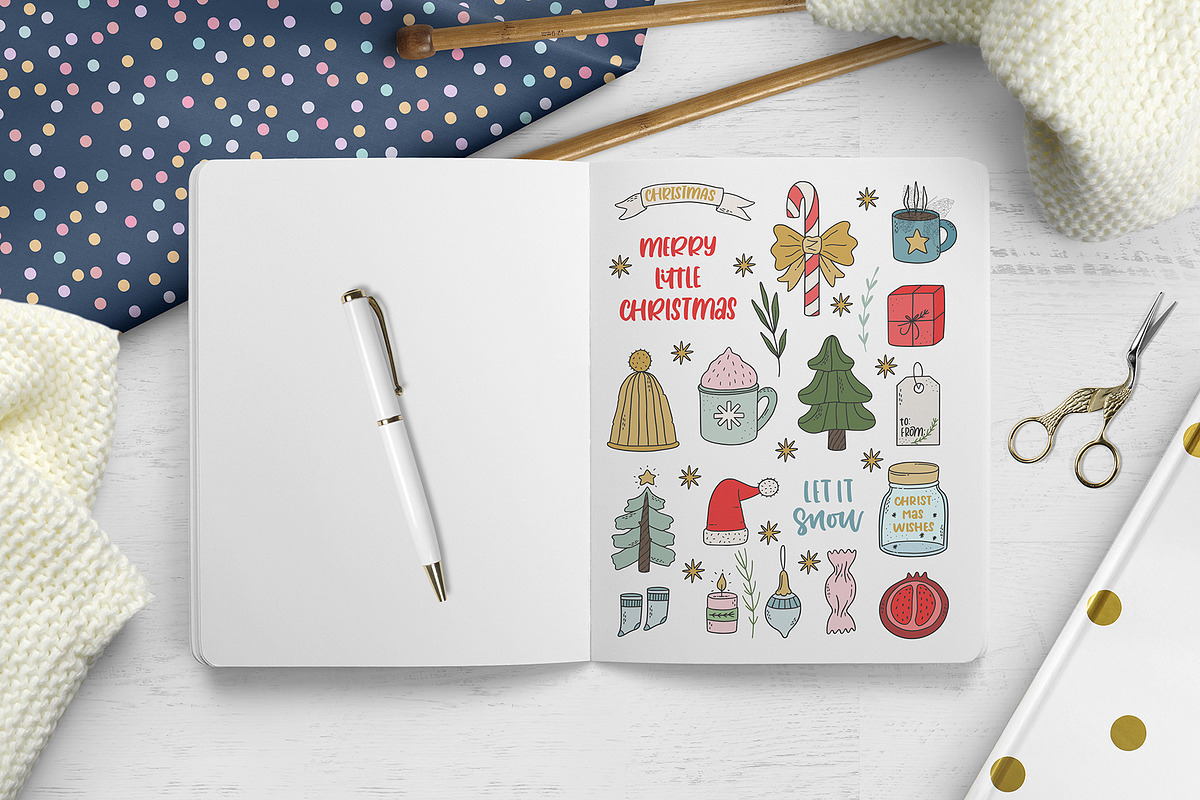 SALE! Tiny Christmas., a Decorative Illustration by Sentimental postman (Photo 2 of 13)