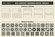 Mid-Century Modern House Toolkit, a Brush Add-On by Brian Ritter Design (Thumbnail 7 of 8)