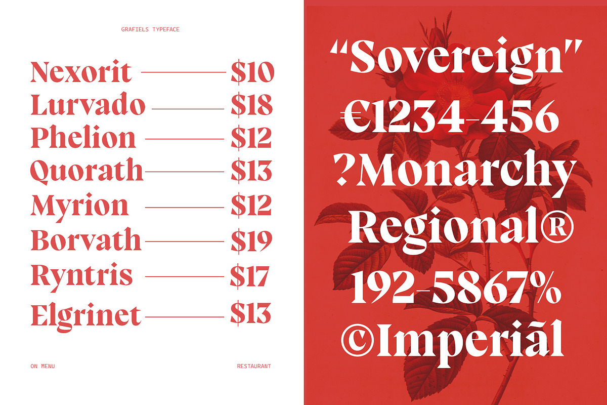 Grafiels - Elegant Classic Serif, a Serif Font by Variatype (Photo 2 of 8)