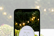 Chartreuse Oval Invitation Mockup, an Advertising Mockup by Serenefeeling (Thumbnail 7 of 8)
