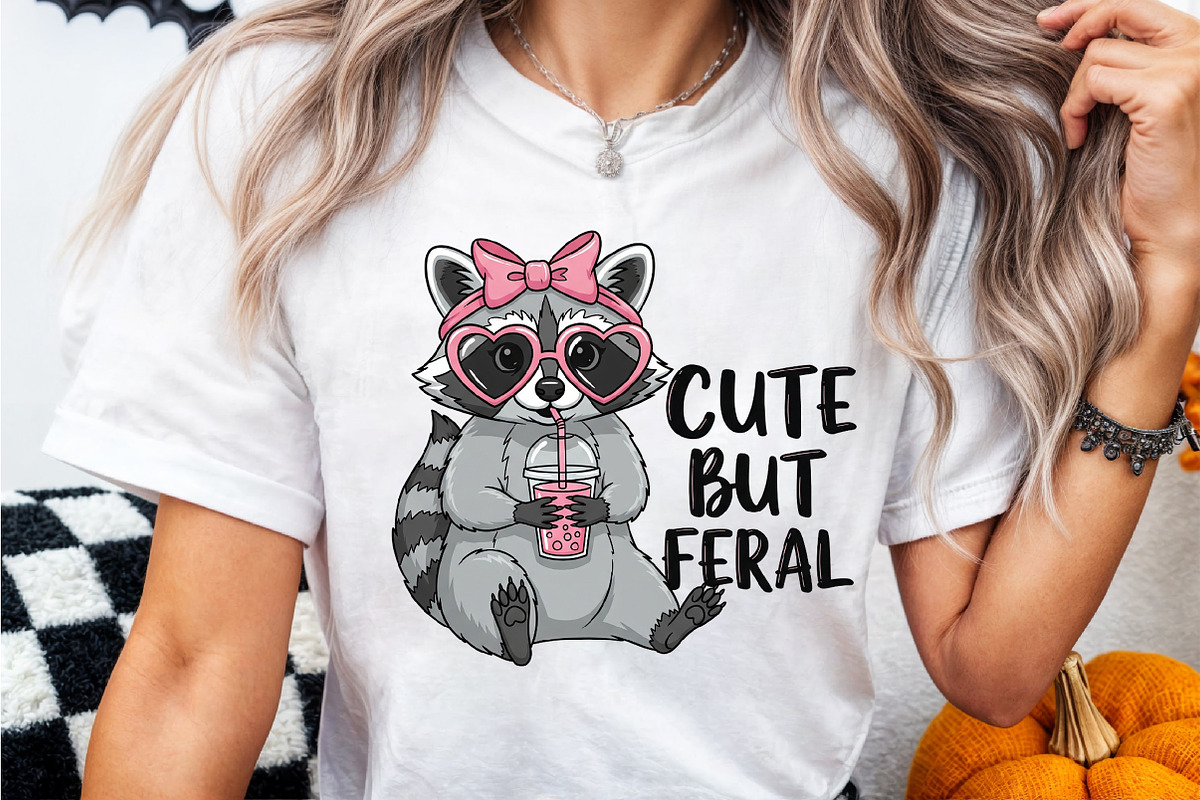 Cute But Feral Png, Sublimation, an Animal Illustration by Rose Art (Photo 2 of 4)
