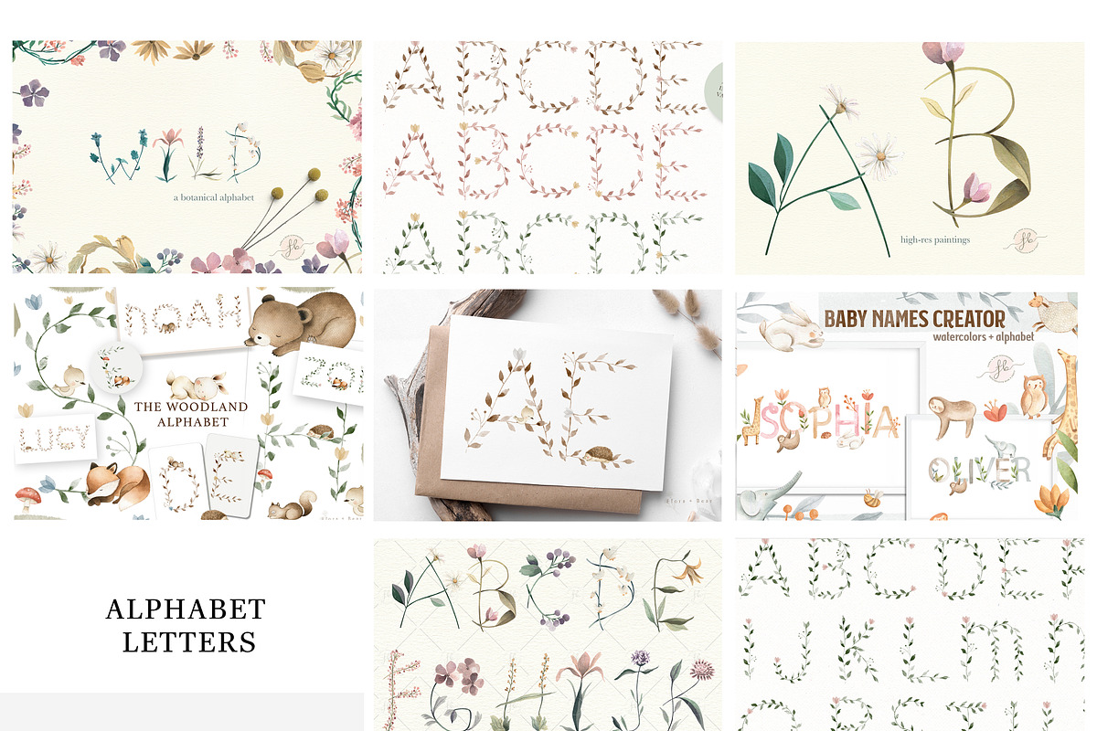 Whole Shop Bundle, an Animal Illustration by Flora+Bear (Photo 5 of 15)