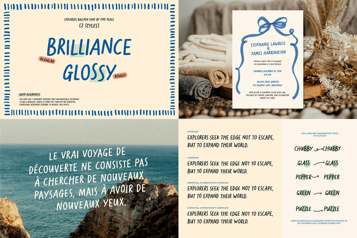 Beloved Handwritten Font Bundle, a Handwritten Font by type peace (Photo 8 of 27)