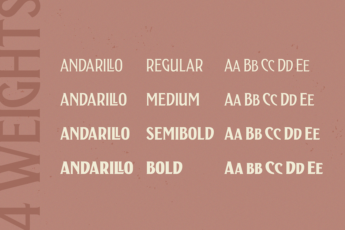 Andarillo - Display Font preview 3