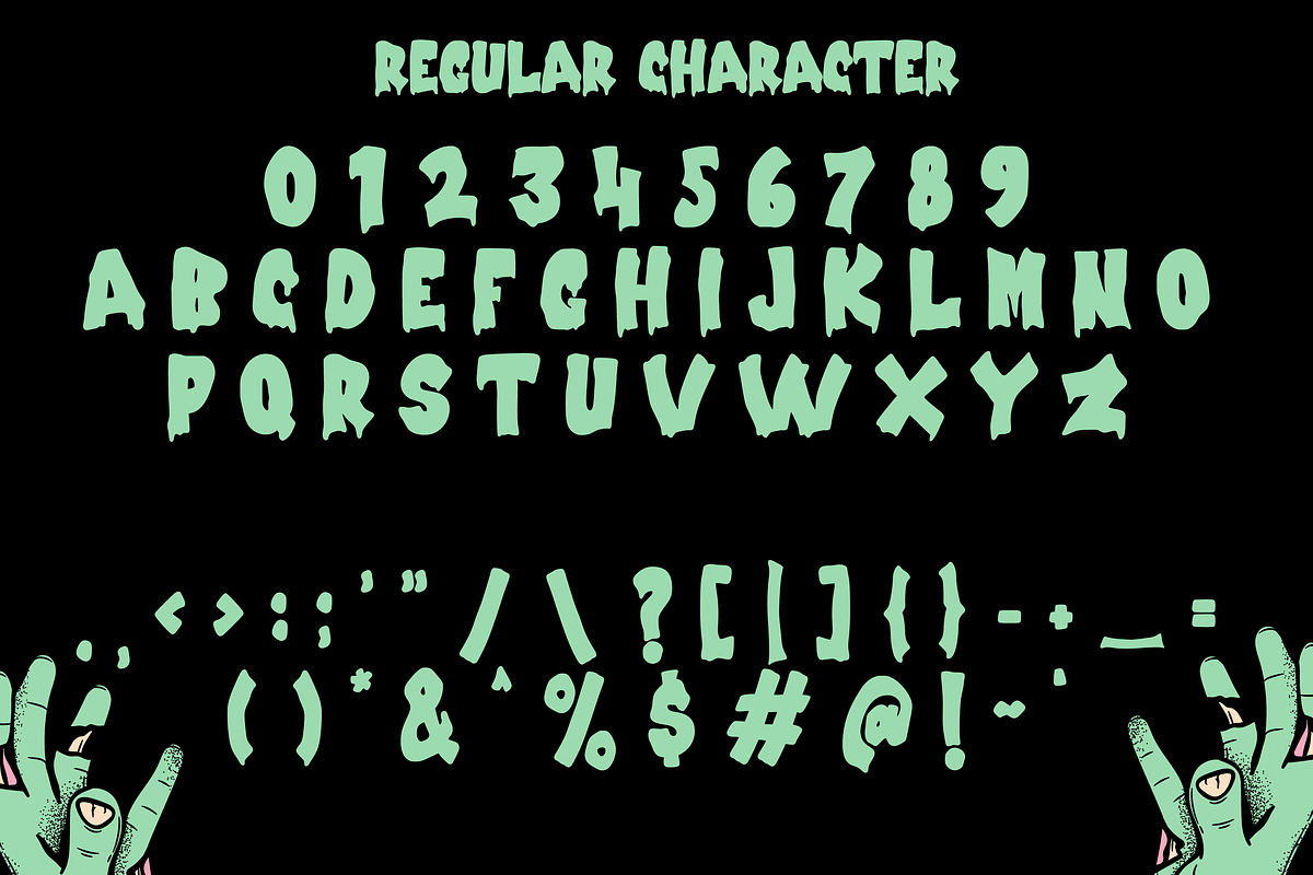 Creepy Spooky - Halloween Font, a Font by Arendxstudio (Photo 11 of 11)