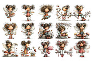 Fairy Garden PNG Clipart Watercolor, an Animal Illustration by Nicolle's Colorful Art (Thumbnail 2 of 4)
