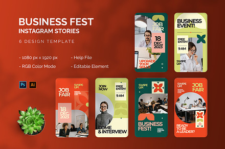 Business Fest - Instagram Story, a Social Media Template by StreaksideStd