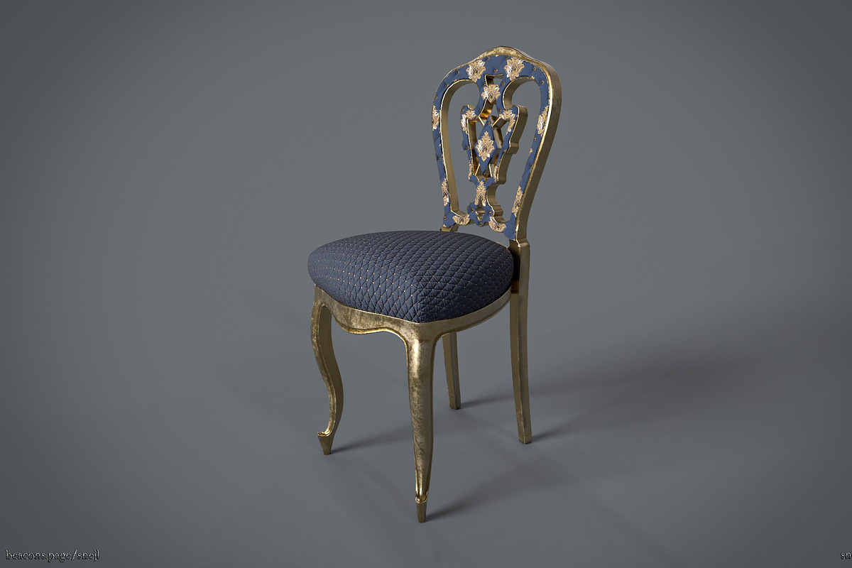 Vintage furniture set_1, a Furniture 3D Model by Snji | 3D Models (Photo 2 of 16)
