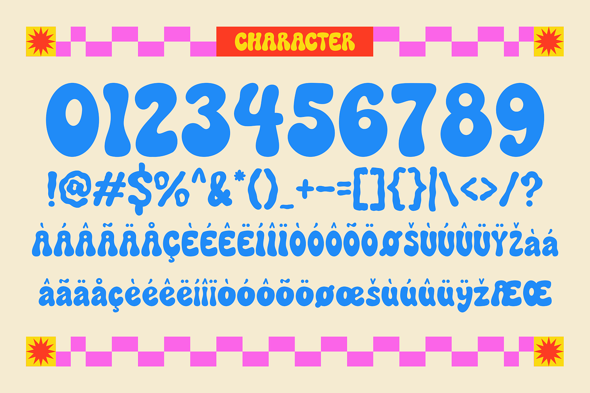 Jokira - Retro Groovy Font, a Symbol Font by Indotype Foundry (Photo 6 of 10)