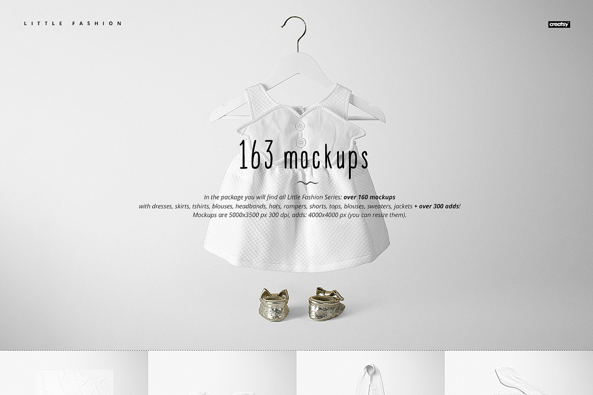 Little Fashion Apparel Mockup Bundle, a Hoody Mockup by creatsy5 (Photo 3 of 15)