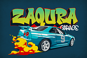 Thorm Block - Graffiti Font, a Blackletter Font by figuree studio (Thumbnail 7 of 8)