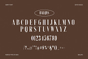 Balqys Elegant Serif Font Typeface, a Serif Font by Perfectype (Thumbnail 6 of 6)