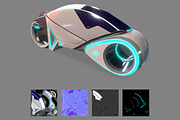 Sci-Fi Vehicle, a Cars & Vehicle 3D Model by Beatheart Creative Studio (Thumbnail 12 of 12)