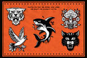5 Classic Tee Hand-drawn Icons PT2, a Decorative Illustration by Fuzzy Poet by DG2 (Thumbnail 2 of 3)