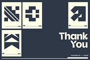 Geometric Logo Template Vol 9, a Solid Icon by Tekuni (Thumbnail 10 of 10)