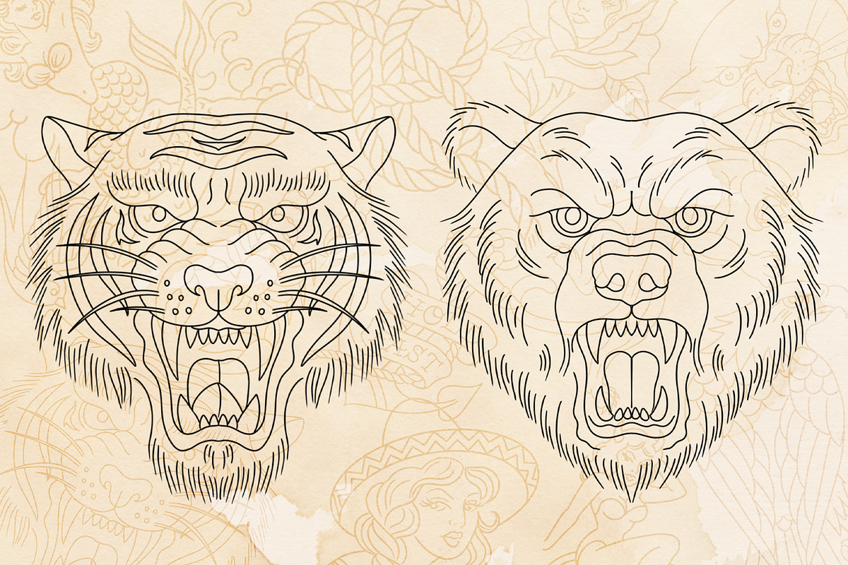 Procreate Tattoo Flash Power Pack!, an Illustration by Aloha Bhava (Photo 6 of 7)