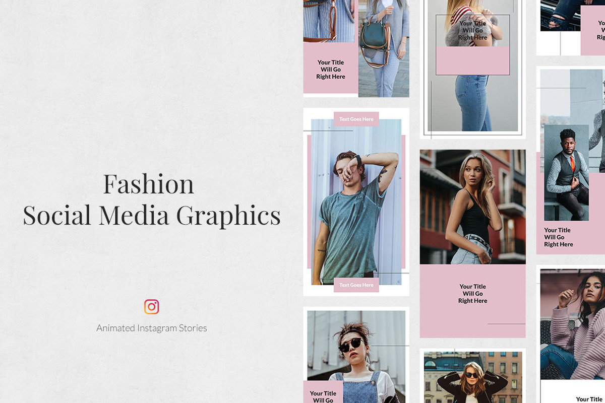 Fashion Animated Instagram Stories, a Social Media Template by Social Corner Graphics (Photo 1 of 9)