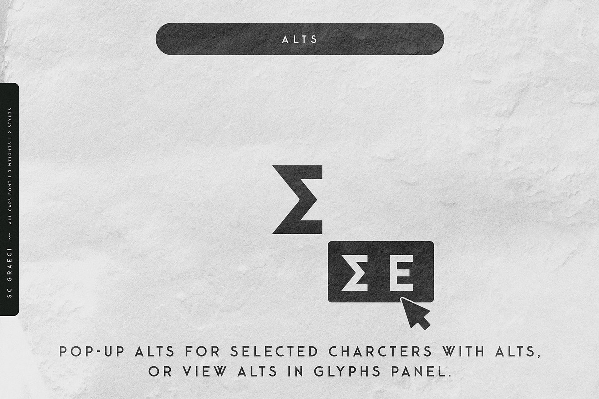 Graeci Display — Greek Inspired Font, a Sans Serif Font by Sinclair Creative Agency (Photo 14 of 15)