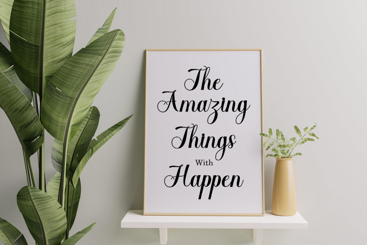 Baby Garden, a Script Font by Has_rizal (Photo 2 of 6)