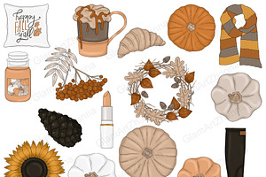 Autumn Vibes Clipart