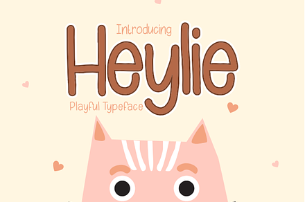 Heylie - Cute Handwritten Font, a Handwritten Font by Letterayu Studio