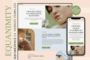 Squarespace Coach Website Template