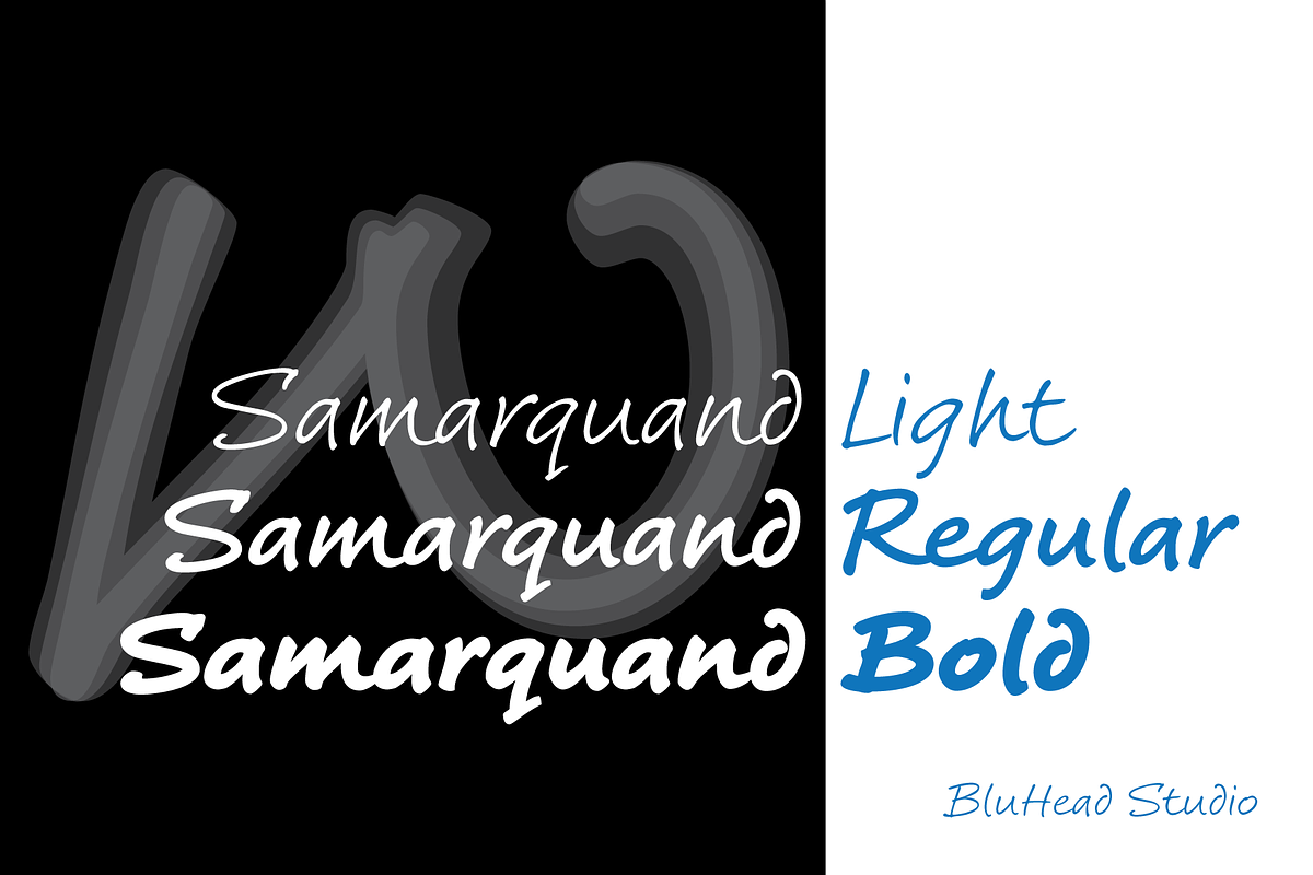 Samarquand, a Handwritten Font by BluHead Studio (Photo 2 of 7)