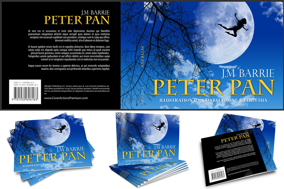 11 x 8.5 Paperback Book Mockup, a Print Template by Cover Actions Premium (Photo 2 of 3)