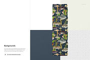 41x142cm Silk Scarf Mockup Set, a Mask Mockup by creatsy5 (Thumbnail 6 of 8)