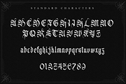 Avertequestra, a Blackletter Font by Emmanuel Buron (Thumbnail 2 of 12)
