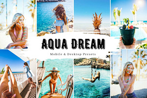 10 Aqua Dream Lightroom Presets, a Preset Add-On by LucaTheme