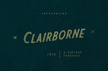 Clairborne Typeface