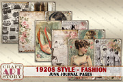 Fashion Junk Journal Kit 1920s style, a Person Illustration by CraftArtStory (Thumbnail 2 of 6)