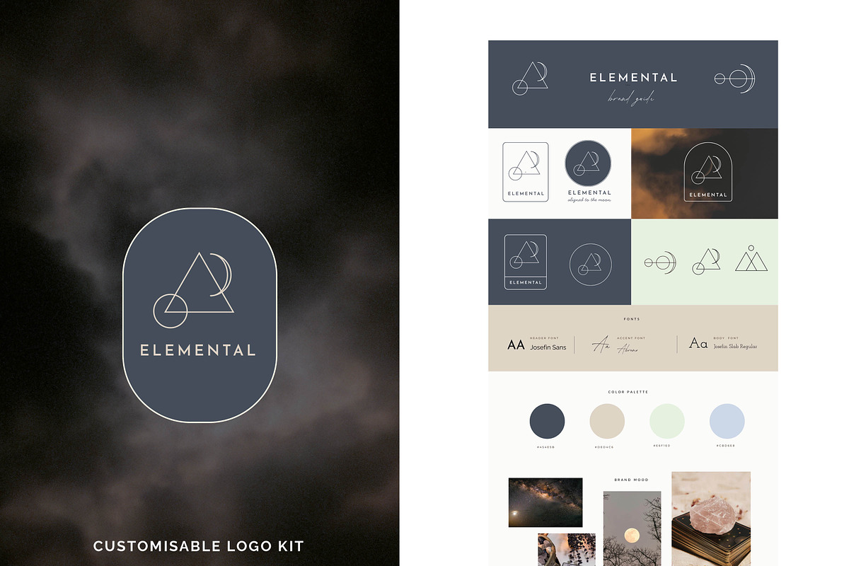 Wellness Elements Spiritual Logo, a Branding & Logo Template by CreativeWilderness (Photo 2 of 16)