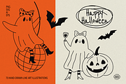 Halloween Doodle Illustrations, a Seasonal Illustration by happpydesign (Thumbnail 2 of 11)