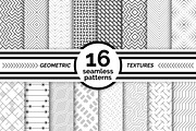 Geometric seamless patterns. Big set, a Background Graphic by pattern shop (Thumbnail 1 of 17)