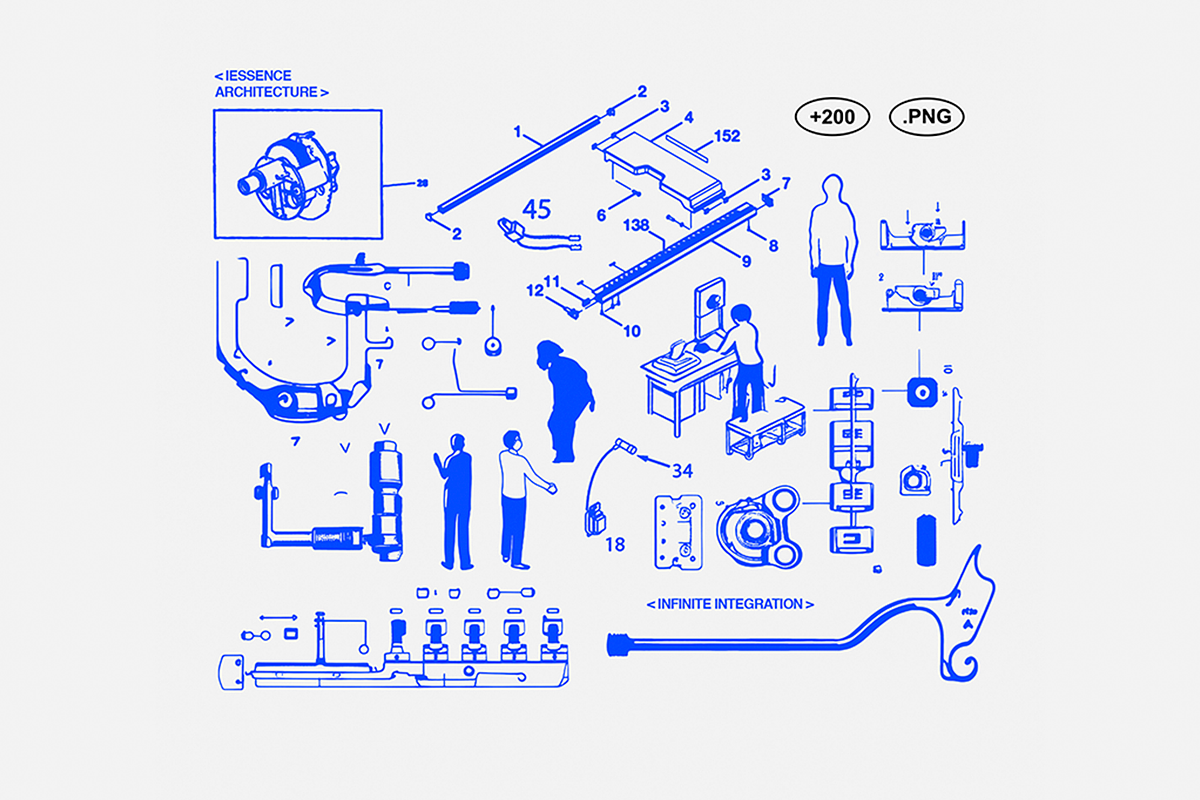 Assembly Graphics Pack (+200 .Png), an Object Graphic by Design syndrome