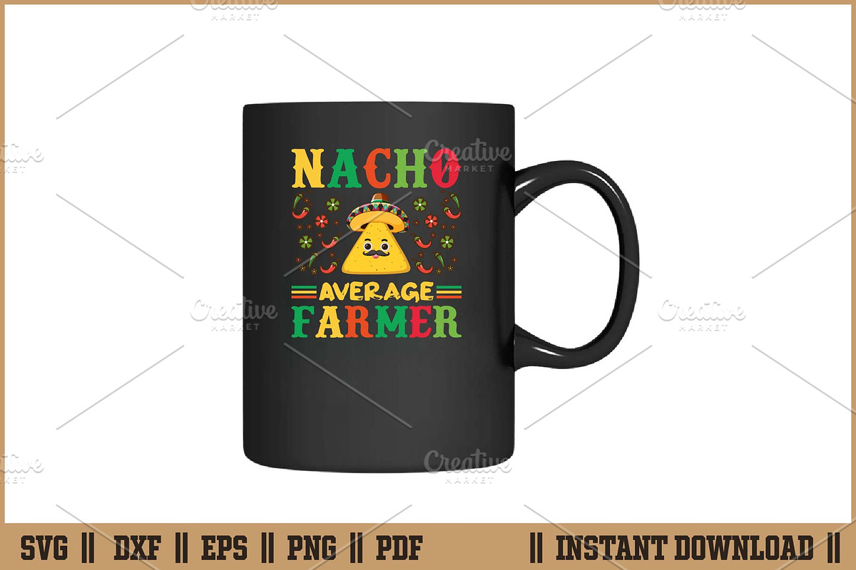 Nacho Average Farmer Cinco De Mayo, an Illustration by Handy Arts Studio (Photo 3 of 3)