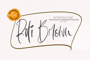 Roti Brown With 6 Editable logo, a Script Font by Alcode (Thumbnail 1 of 15)