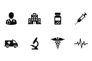 Medical Icon Vector Bundle, an Object Graphic by Artonix (Thumbnail 2 of 3)
