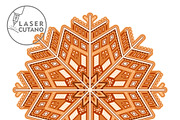 CHRISTMAS MANDALA Multilayer Decor, a Design Template by LaserCutano (Thumbnail 10 of 10)